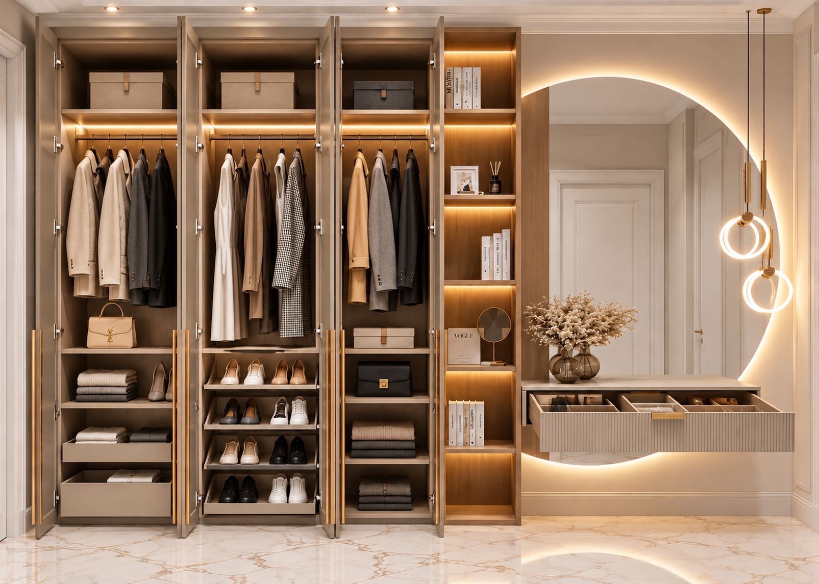 DR-413 Console et vestiaire personnalisable